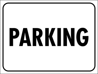 Parking Sign - New Signs