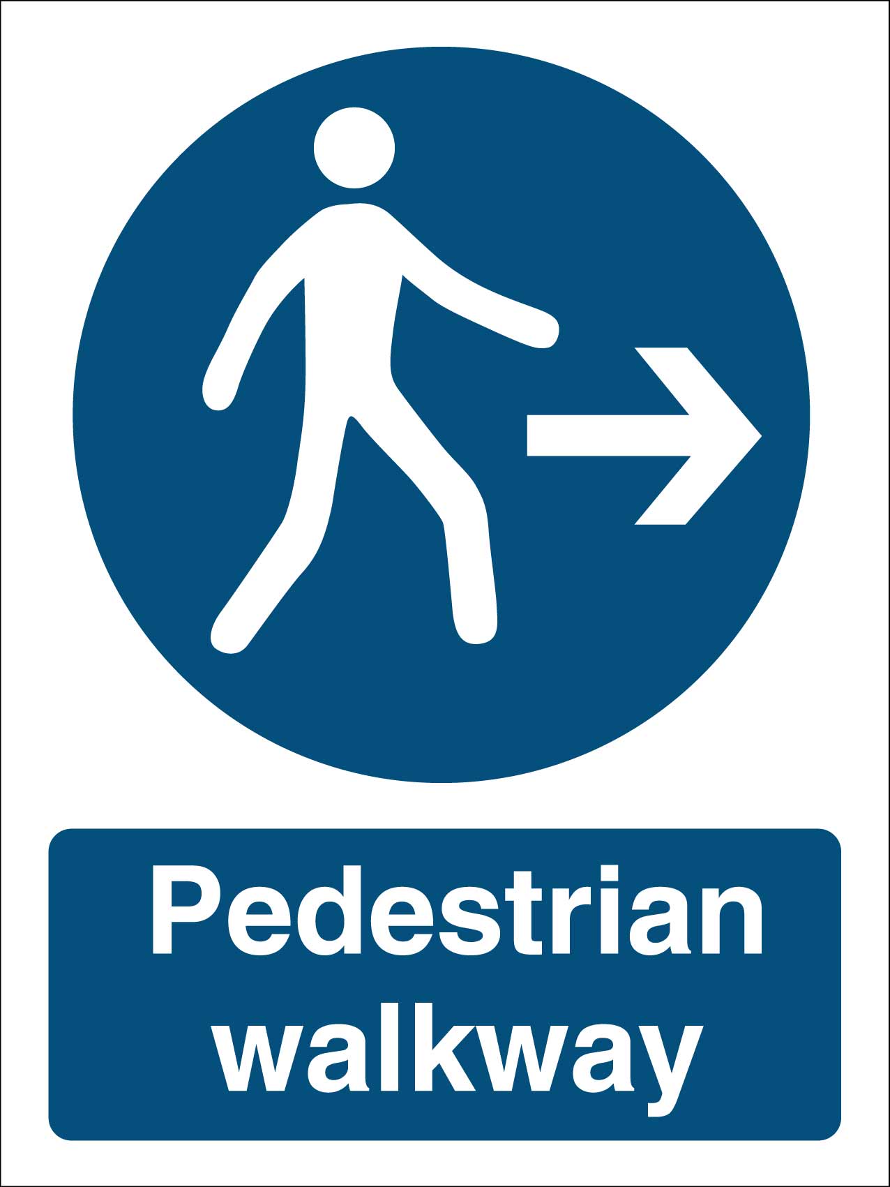 Walk Path Only Sign Pedestrian Walkway Sign – New Signs
