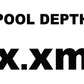 Pool Depth Custom Sign - New Signs