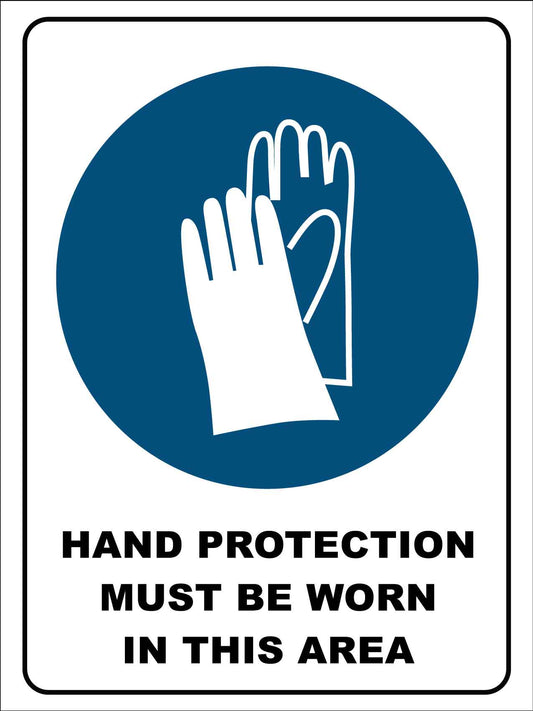 PPE Hand Protection Sign - New Signs
