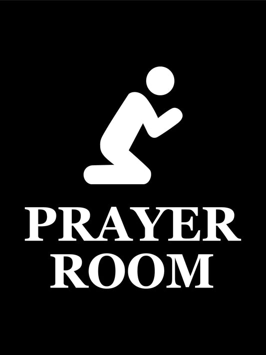 Prayer Room Symbol Sign - New Signs