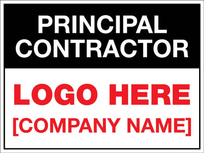 Principal Contractor Sign - New Signs