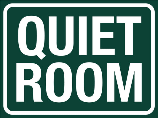 Quiet Room Sign - New Signs
