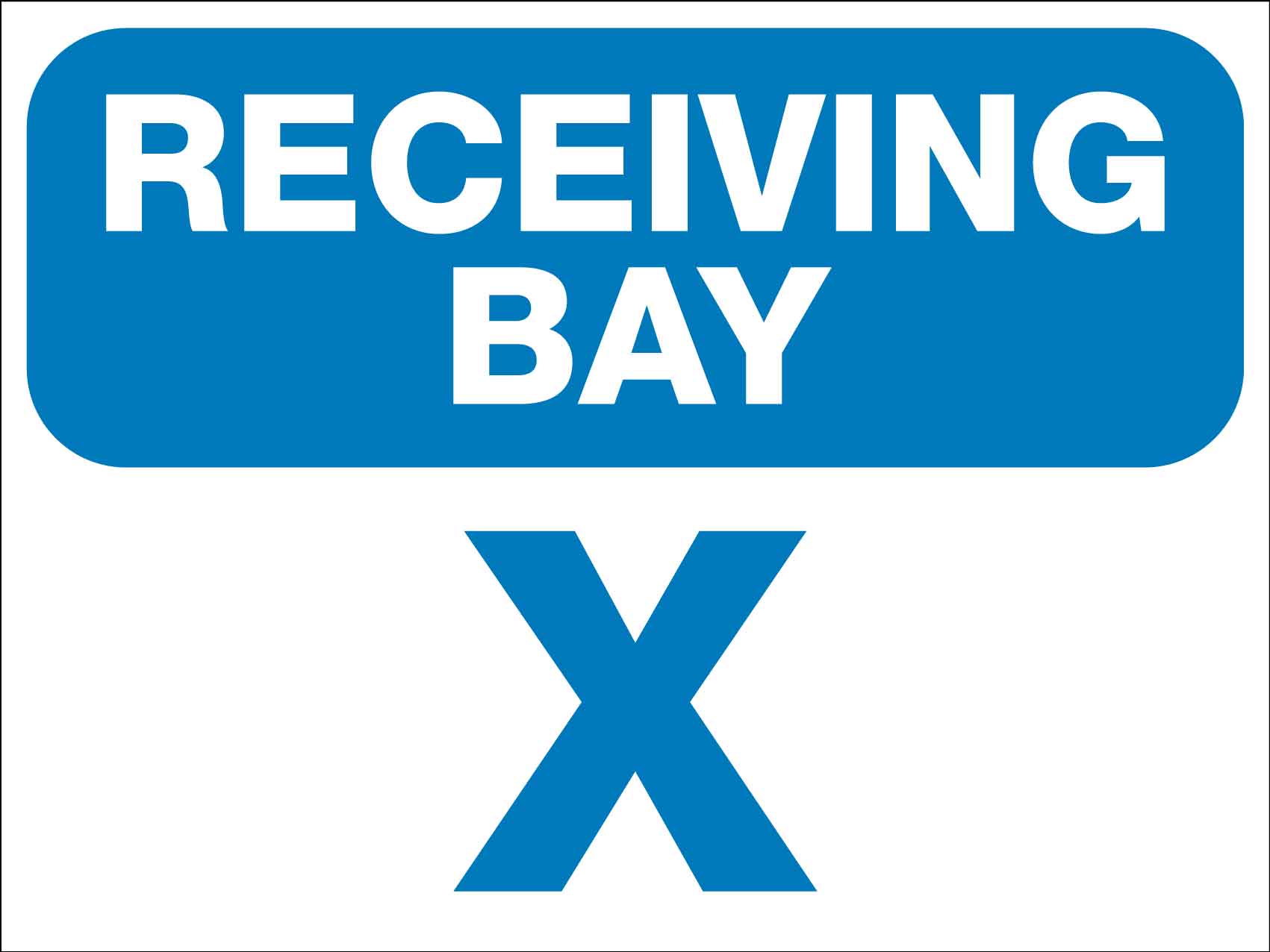 Receiving Bay Sign - New Signs