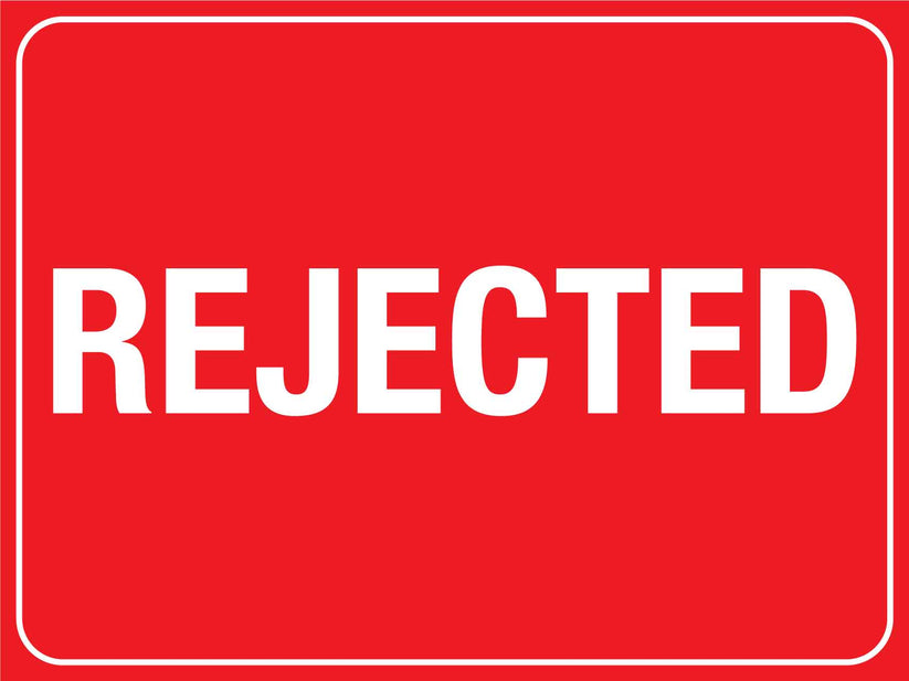 Rejected Asl Rejected Sign – New Signs