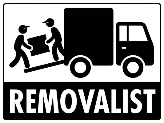 Removalist Sign - New Signs