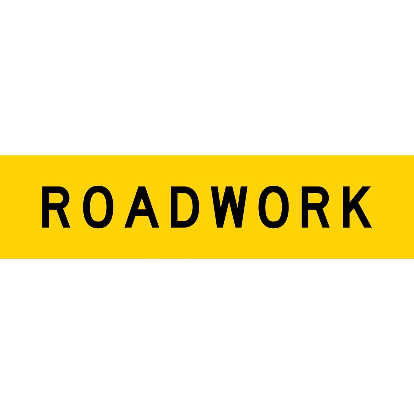 Roadwork Long Skinny Multi Message Traffic Sign - New Signs