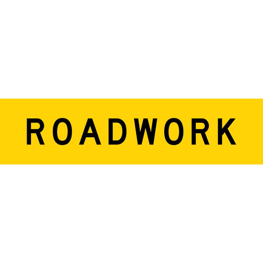 Roadwork Long Skinny Multi Message Traffic Sign - New Signs