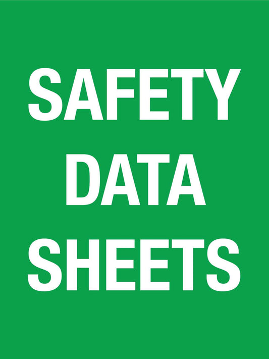 Safety Data Sheets Sign - New Signs