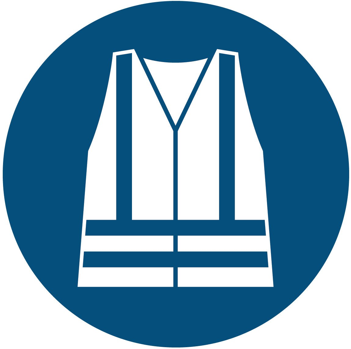 Safety Vest Symbol Decal - New Signs