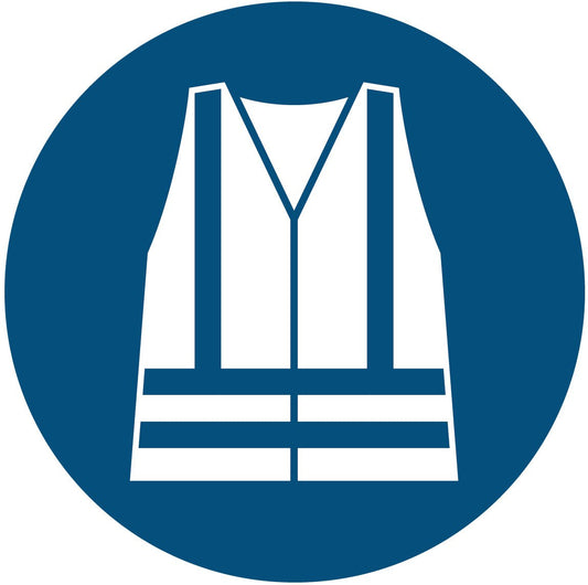 Safety Vest Symbol Decal - New Signs