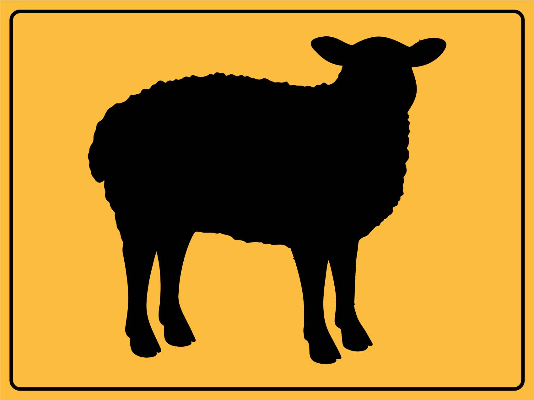 Sheep Sign - New Signs