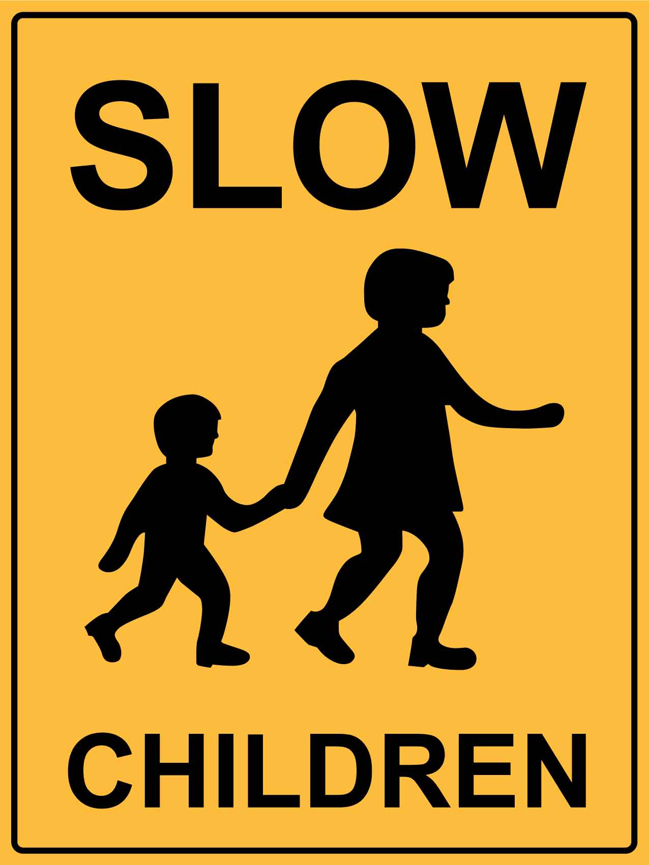 Slow Children Sign - New Signs