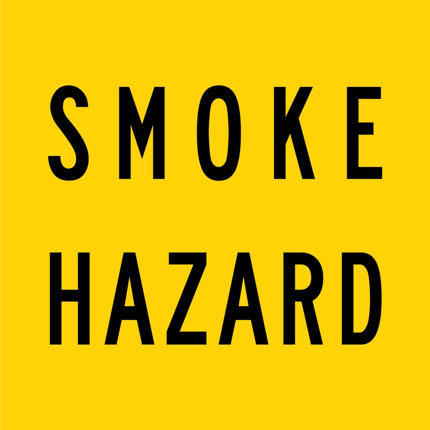 Smoke Hazard Multi Message Traffic Sign - New Signs