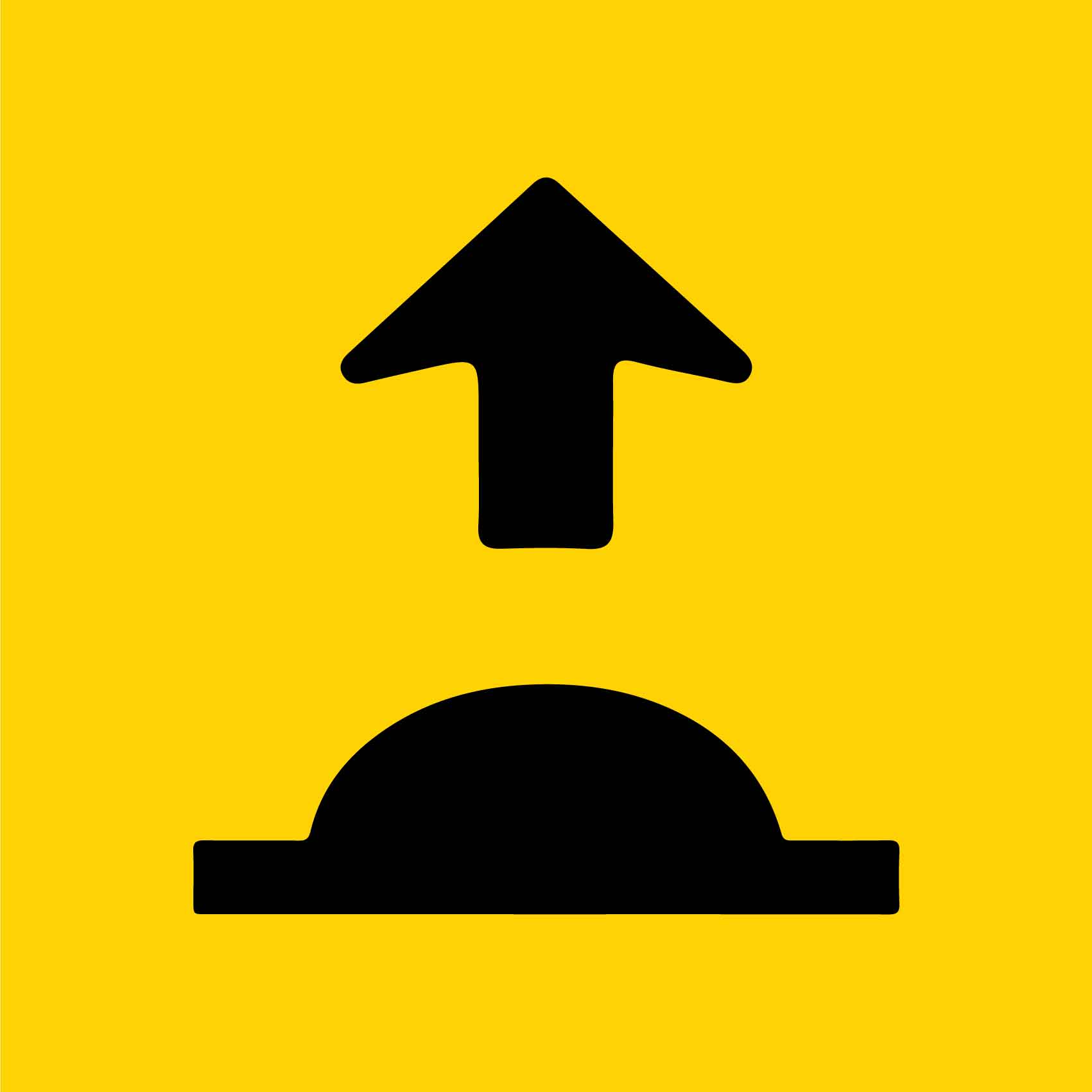 Speed Hump (Arrow Up) Multi Message Traffic Sign - New Signs