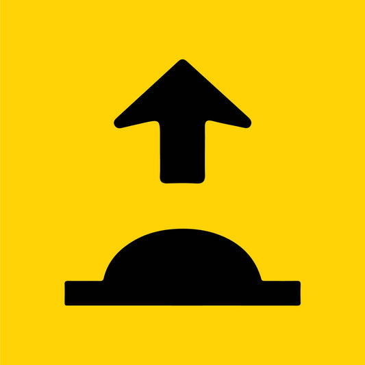 Speed Hump (Arrow Up) Multi Message Traffic Sign - New Signs