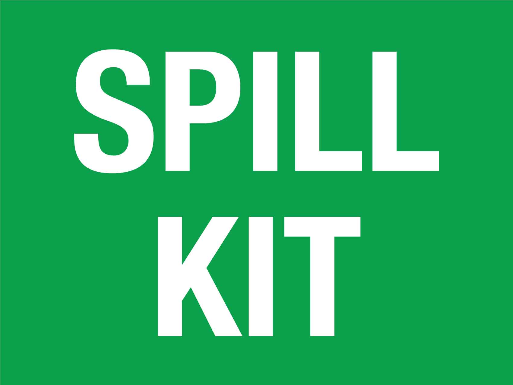 Spill Kit Sign – New Signs