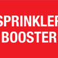 Sprinkler Booster Sign - New Signs
