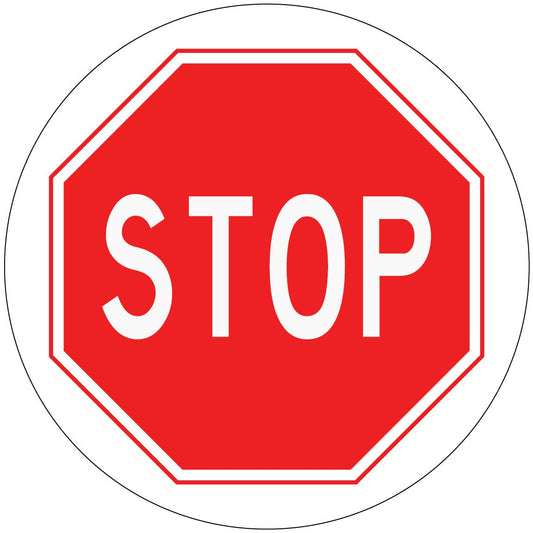 Stop Decal - New Signs