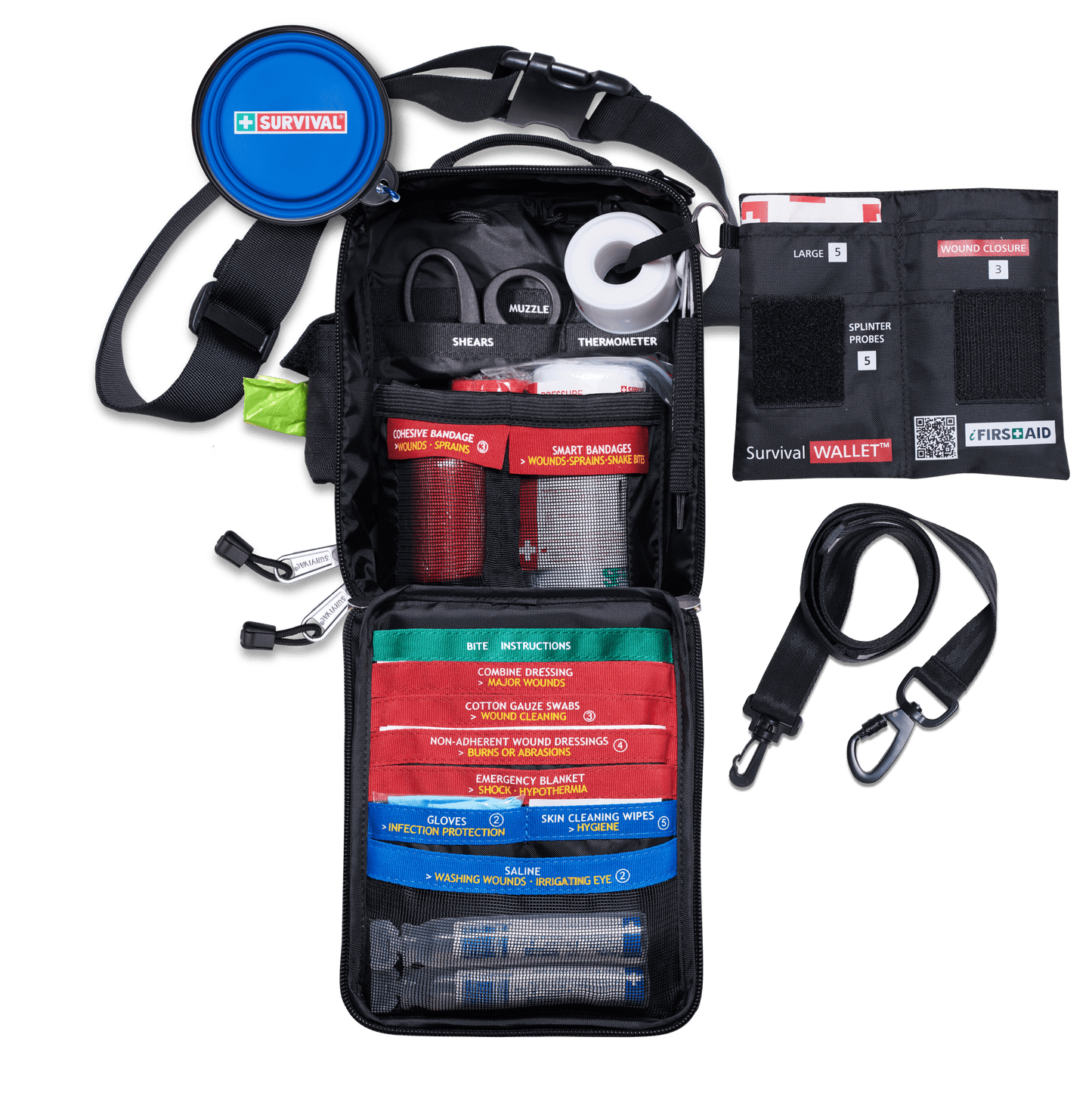 SURVIVAL Pet First Aid Kit - New Signs