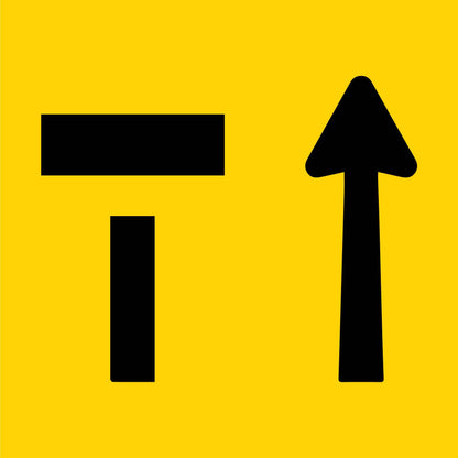 T (Arrow Up) Multi Message Traffic Sign - New Signs