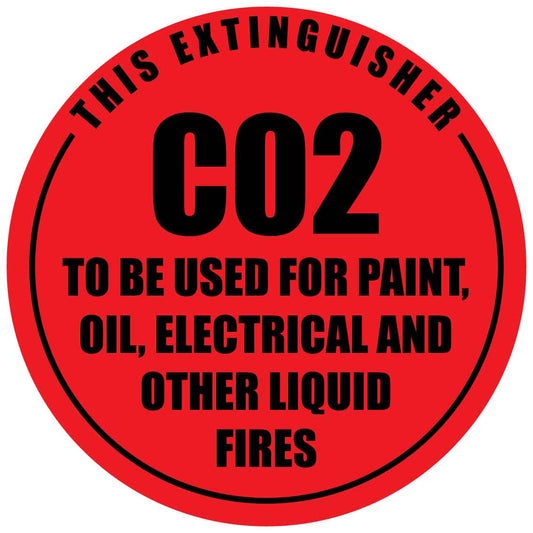 This Extinguisher C02 Decal - New Signs