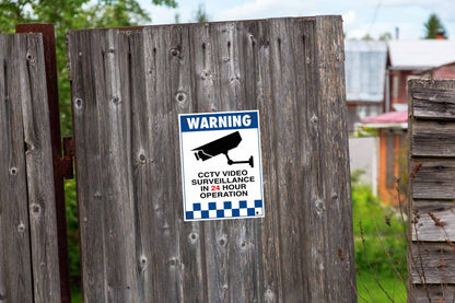Warning CCTV Video Surveillance Sign - New Signs