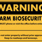 Warning Farm Biosecurity Sign - New Signs
