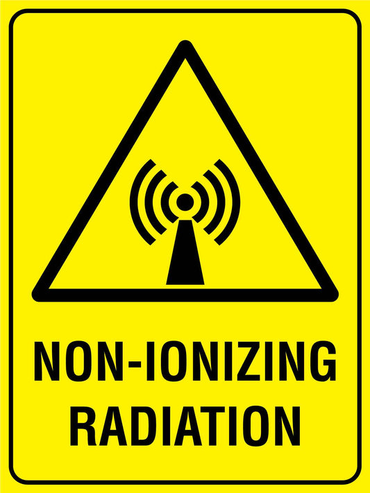 Warning Non Ionizing Radiation Sign - New Signs
