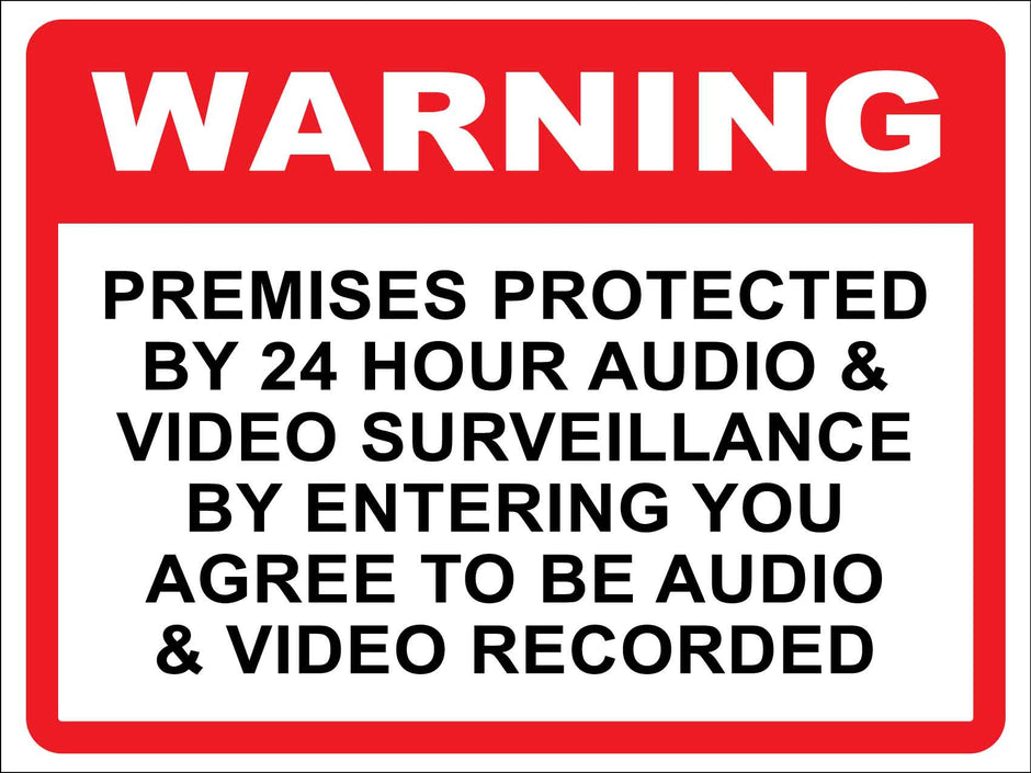 Security Signs | CCTV Signs – New Signs