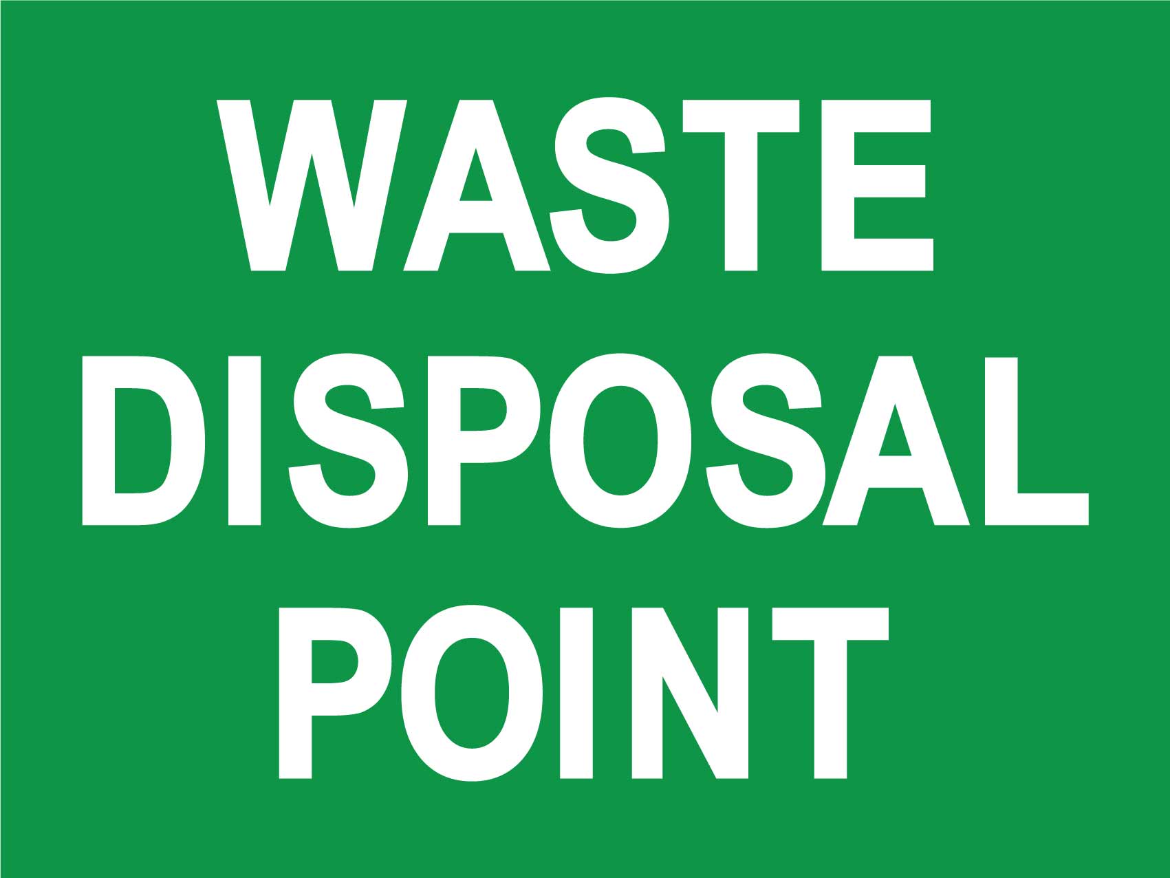 Waste Disposal Point Sign - New Signs