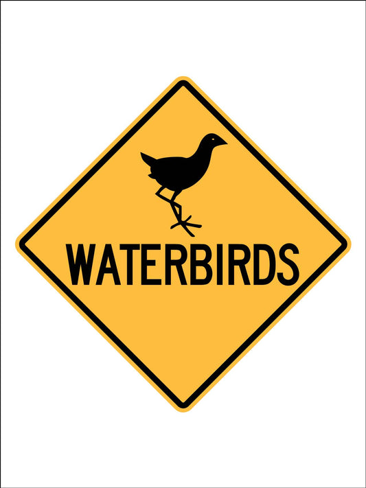 Waterbirds Sign - New Signs