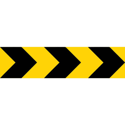 Yellow Black Bold Arrows Long Skinny Multi Message Traffic Sign - New Signs