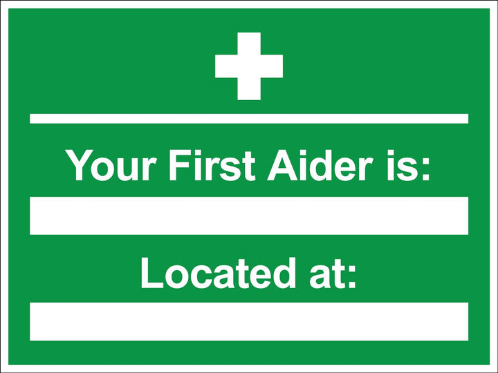 First Aider Signs – New Signs